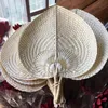 Бамбуковое плетение банановый вентилятор ручной работы вентилятор танец соломы ручной вентилятор