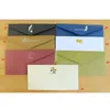 Vintage Bronzing Invitations Cards Envelope Kraft Paper Business Invitation Card Envelopes Wedding Party Invites Customizable VT1439