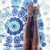 2019 Yeni Moda Yaz Seksi Gümüş Püskül Halhal Kadınlar Için Para Kolye Zincir Ayakfalı Bilezik Ayak Takı Yalınayak Sandal