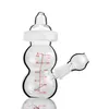 Hookahs Babyfles Mini Bong Oil Rigs Water Pijpglazen Water Bongs Dab Rigs met 14 mm gewricht