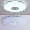 Nowoczesne LED Lampy Sufitowe RGB Lampa sufitowa Butotooth Ściemniana 25 W 36 W 52W Aplikacja Zdalne sterowanie Lampki do sypialni Pokój dziecięcy