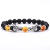 Various animal bracelets lava beads men and women essential oil diffusion yoga cure healing Valentine's Day birthday gifts