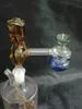 Pot de gourde de beauté Bongs Tuyaux de brûleur à mazout Conduites d'eau Tuyaux en verre Rigs Fumer