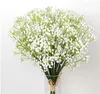 Gypsophila flores artificiais Tabela flores 30pcs no vaso como Bridal Bouquet Falso Babysbreath Flores Início Wedding Decoração GB846