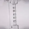 12,4 tum transparent rakt rörglas Bong Hookahs perc percolator vattenrör is catcher hård olja dab rigg tonado