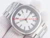 Multi-stijl Link Luxe Horloge Heren N utilus 5711/1A-011 Roestvrij Staal Witte Wijzerplaat Automatische Mode heren Horloges Polshorloge