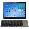 Bärbar Triple Folding Bluetooth-tangentbord Trådlös Mini Fällbar TouchPad Knappsats för iOS / Android / Windows iPad Tablet