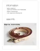 Cinta de saco de substituição 1 4 120cm Acessórios de bolsa ajustável Hardware de ouro Crossbody Strap Real Leather265s