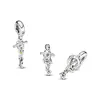 Andy Jewel 925 STERLING Gümüş Boncuklar DSN Toy Jessie Kolye Cazibesi, Avrupa Pandora Tarzı Takı Bilezikler Kolye 798048ccz