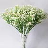 Yapay Çiçekler Gypsophil 3 Dalları Yüksek Kalite Sahte Çiçek Dekoratif Ev Süslemeleri Düğün Parti Otel Ofis Dekor Için 50 cm