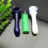 Pipe en verre numérique couleur Bangs en verre en gros Pipes à eau pour brûleur à mazout sans fumer