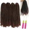 Estensioni dei capelli intrecciati sintetici 22 pollici Dreadlocks morbidi Finti Locs Trecce all'uncinetto Capelli XTRESS5531882