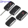 2/3/4 Buttons Modified Flip Remote Car Key Shell Fob Case For Toyota Corolla Rav4 Camry Avlon With