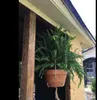 Wieszak na rośliny lina z juty doniczka ręcznie robiona na drutach uchwyt na rośliny wiszący kosz z haczykiem nowość kryty odkryty dom ogród wystrój balkonu