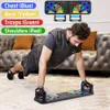 Foldable Multifunctional Body Building Push Up Board Home Gym Fitness Sport Equipment Abdominal Muscle Plate Y200506
