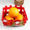 Christmas Candy Fruits Storage Basket Container Box Home Decor Xmas Gifts 2 St1392533