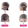 10a Full Lace Human Hair Wigs Loose Deep 13x4 Ludzkie Włosy Koronki Przód Peruki Brazylijskie Włosy Luźne Wave 360 ​​Wstępnie oskubane Koronki Czołowe Peruki