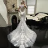 Винтажное свадебное платье Berta Mermaid с перчаточными спагетти