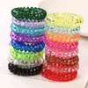 Whole 100 Pcs Candy Telephone Wire Hair Accessories Girl Gum Elastic Ring Rope Plastic Rope Hair Accessories 35CM5216109