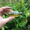 32 * 70 * 12.5mm 30ml frascos de vidro transparentes com frascos de frascos para garrafa de armazenamento à prova de vazamentos 100pcs