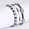 Fashion- 10 stili colorati perline intrecciate Vsco Girl braccialetti dell'amicizia Boho braccialetto regolabile braccialetto gioielli regali per donne ragazze