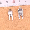 175 pièces breloques zombie dent dents molaire Antique argent plaqué pendentifs faisant bricolage à la main tibétain argent bijoux 20*8mm