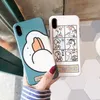 Чехол для мобильного телефона Creative Cute Duck Phone Shell Пара Мультфильм Чехол для мобильного телефона 7plus Soft Shell X / 6s Set Xs MAX