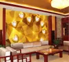 golden wallpapers window mural wallpaper Geometric three-dimensional relief jewelry wallpapers mural background wall decoration painting