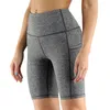 Diseñador de ropa de mujer Pantalones de yoga Bolsillos laterales para correr Pantalones cortos transpirables Pantalones elásticos ajustados Pantalones de chándal de secado rápido Leggings tonificantes al por mayor