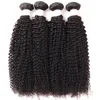 Ishow 9a Peruvian kinky Curly Bundles 4pcs مع 24 حزم شعر بشعر بشع من الدانتيل مع إغلاق نسج الشعر البرازيلي 42428295320753