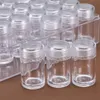 Clear Plastic Bead Storage Containers Set diamantmålning Tillbehörslåda Transparent flaskor med lock för DIY Diamond Nail T2001043062