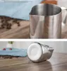 Stainless steel flower cup flower jar milk foam cups milk cup coffee cups and coffee cup Bar bar cold drink cans