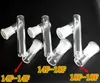 Bent Type Glass Bong Adapter Double Arm Dropdown Male Or Female 14 mm or 18mm with 2 holes rooftop design double drop down