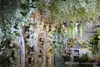 3 rami super lunghi per un pezzo Elegante orchidea artificiale sospesa Glicine Ghirlanda di fiori per ornamento domestico Forniture per decorazioni di nozze