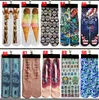 Popular designer 3d socks men women kids cotton skateboard printed hip hop Custom design 100pcs=50pairs