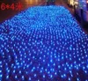 6 * 4 meter grote netto lichten 672 LED Kerstverlichting Net lichtgordijnverlichting Flash Lamps Festival Kerstlichten AC 110V-250V