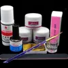 Liquide acrylique et 3pcs Gel UV en poudre en poudre pour les pointes d'extension de clous français Tools d'art de nail