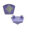 Werkmaster Diamond Slijpen Plug Enkele Square Bar Metalen Vloer Pads Werkmaster Slijpkoppen voor Plug On Go System 12pcs