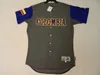 Maglie da baseball Colombia Maglia da baseball Oscar Mercado Julio Teheran Jose Quintana Jorge Alfaro Tito Polo Giovanny Urshela Donovan Solano Adrian Sanchez