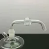 Bongs beslag för varmförsäljning dubbelbubbla glas väggbräda glas vatten vattenpipa handtagsrör rökrör högkvalitativ gratis frakt