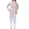 Costumes de sport à capuche pour femmes Sexy Sportswear 2 pièces ensemble survêtement de jogging pour femmes