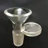 14mm 18mm Round Male Funnel Glass Bowl with Handle Cheap Smoking Bowl Tobacco for Water Bongs Rig Smoking Tools Accessories