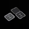 2標準メモリパックボックスカードケースホルダーマイクロSD TFカード収納透明のプラスチックボックス