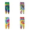 Mode Kühle Hip Hop Tie-Dye Bunte 3d Jogger Harem Hose Männer Frauen Lange Lose Hosen Sport Homme 3D fitness Hosen Sweatpant