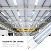 Tube LED lumières 8FT T8 FA8 lumière LED 8 pieds 8 pieds 45W simple broche 4500LM luminaires fluorescents 2.4M ampoules lampe AC85-265V