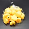 Canard d'eau de bain pour bébé, jouet de haute qualité, sons, Mini canards en caoutchouc jaunes, jouets de bain pour enfants, cadeaux de plage, 2021 CM, 3.5