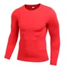 Running Jerseys Mens Quick Dry Fitness Compression Long Sleeve Baselayer Body Under Shirt Tight Sports Gym Wear Top Outdoor1