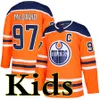 Montreal Canadiens Jersey Vancouver Canucks Edmonton Oilers 97 Connor McDavid 16 Mitchell Marner 91 John Tavares 34 Auston Matthews hockeyshirts voor kinderen