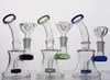 Kleine Becherglasbongs Wasserpfeifen Recycler Dab Rig Bubbler Becher Bong 14mm Gelenk Kostenloser Versand