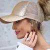 2019 berretto da baseball coda di cavallo donna uomo disordinato panino snapback sole estate cappelli a rete berretti sportivi casual trasporto di goccia regolabile